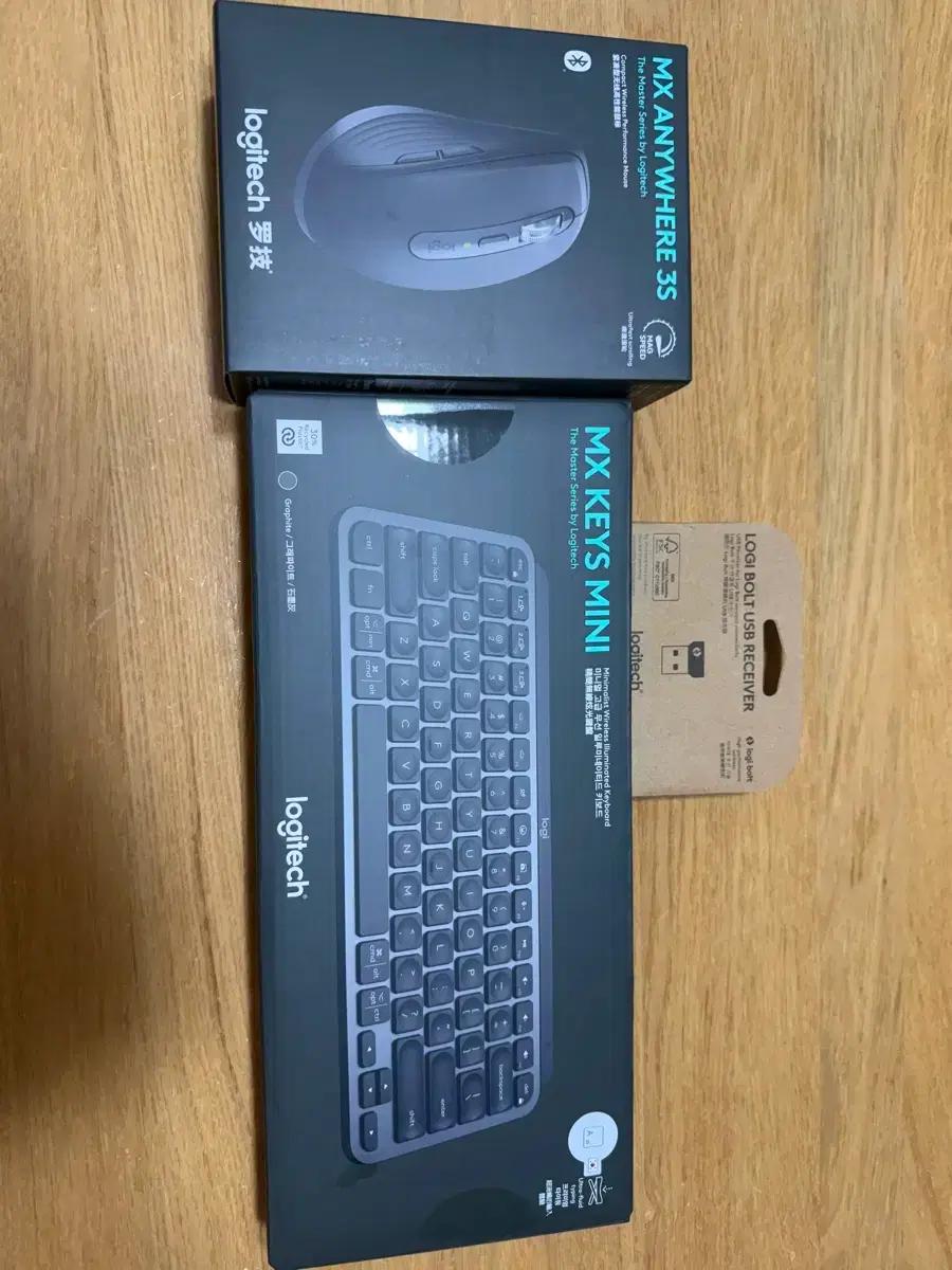 MX keys mini 그라파이트, anywhere 3s 그라파이트
