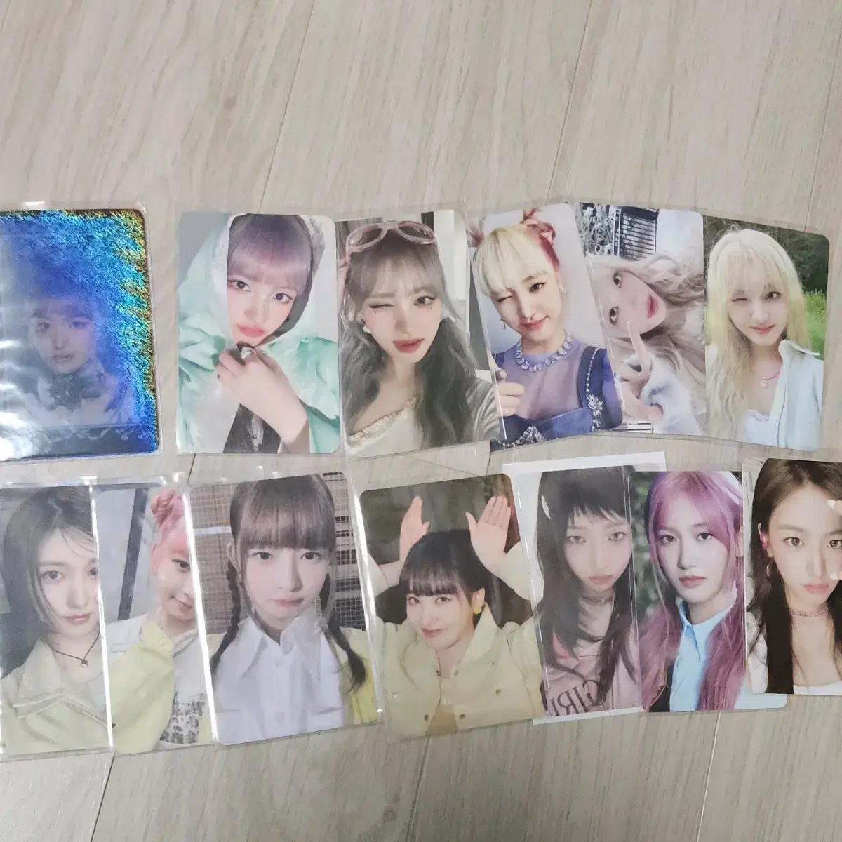 폭덤))아이브 포토카드 일괄 리즈 유진 레이 가을 이서 14장