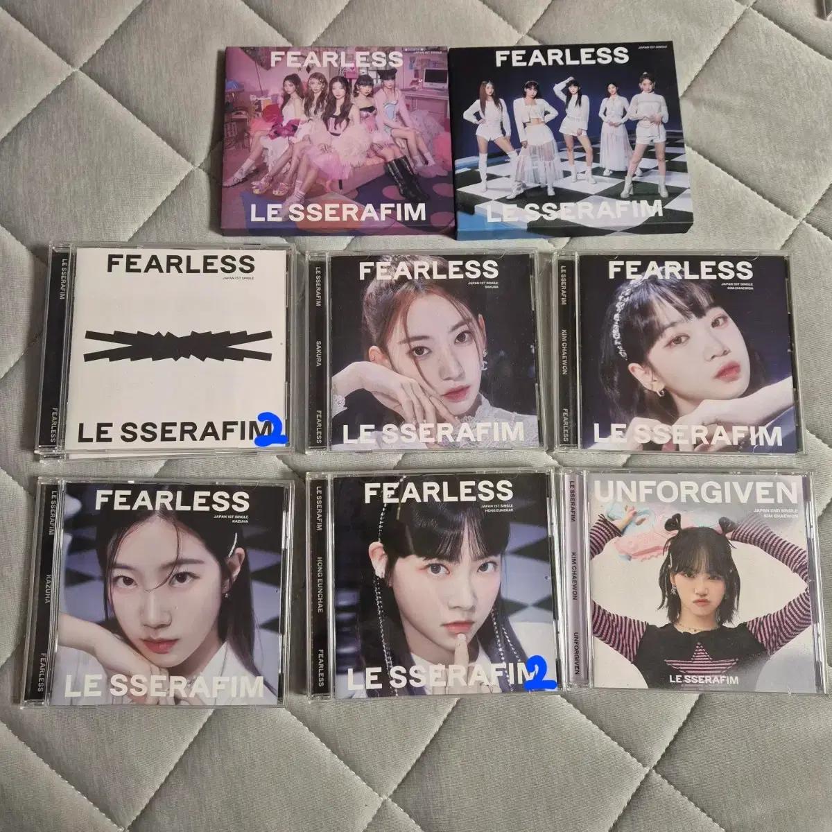 르세라핌 피어레스 언포기븐 재팬 앨범