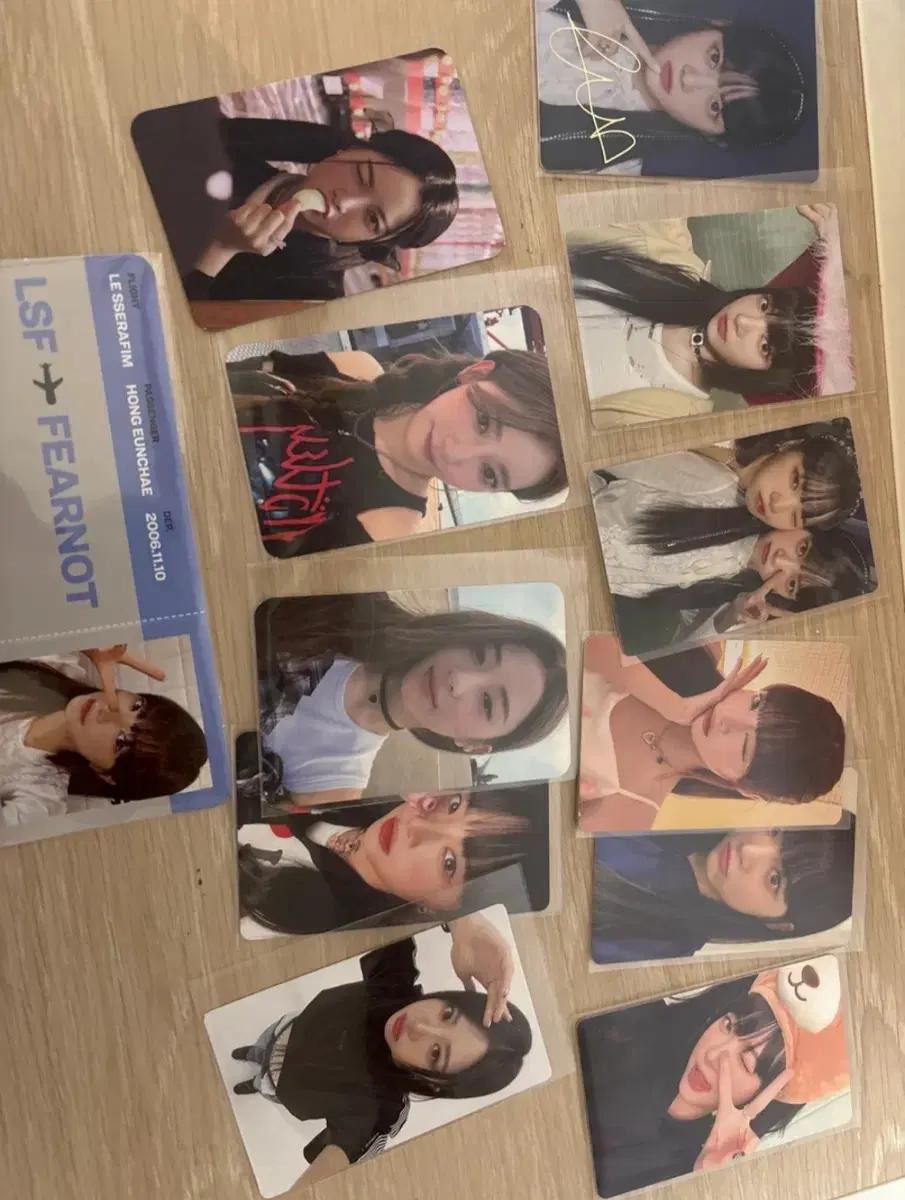 르세라핌 홍은채 포토카드 일괄 허윤진 사쿠라