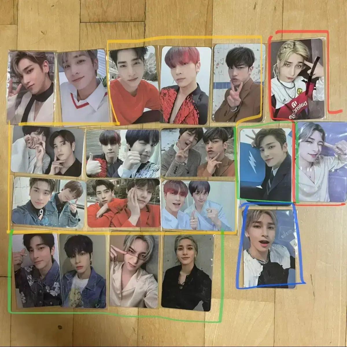 X1 BAE173 엑스원 배칠삼 이한결 포카 팝니다 일괄