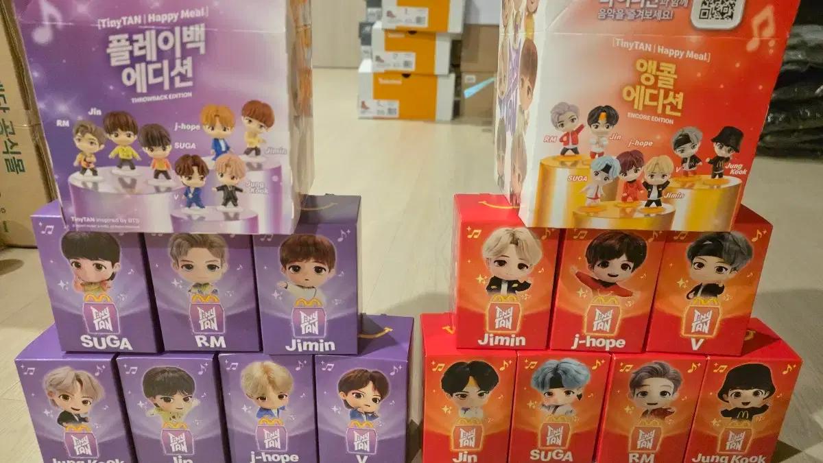 맥도날드 bts 플레이백 + 앵콜에디션 풀세트