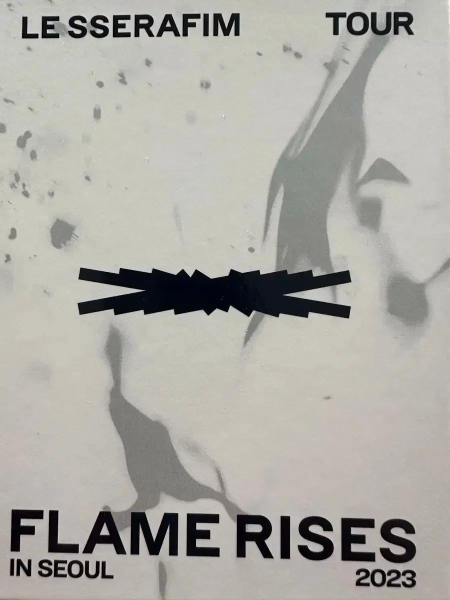 르세라핌 Flame Rises 서울 투어 포스터 굿즈 한정판