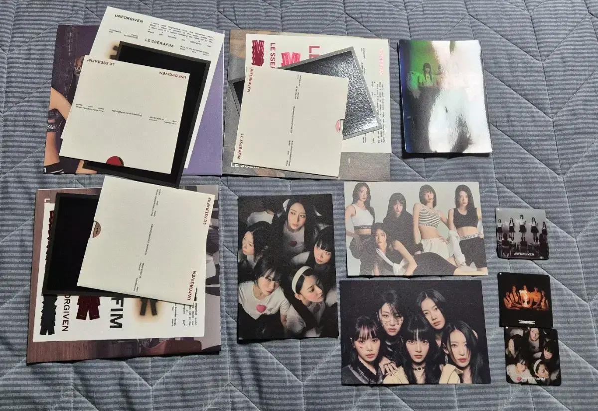 르세라핌 포토카드 앨범 언포기븐 이지 일괄
