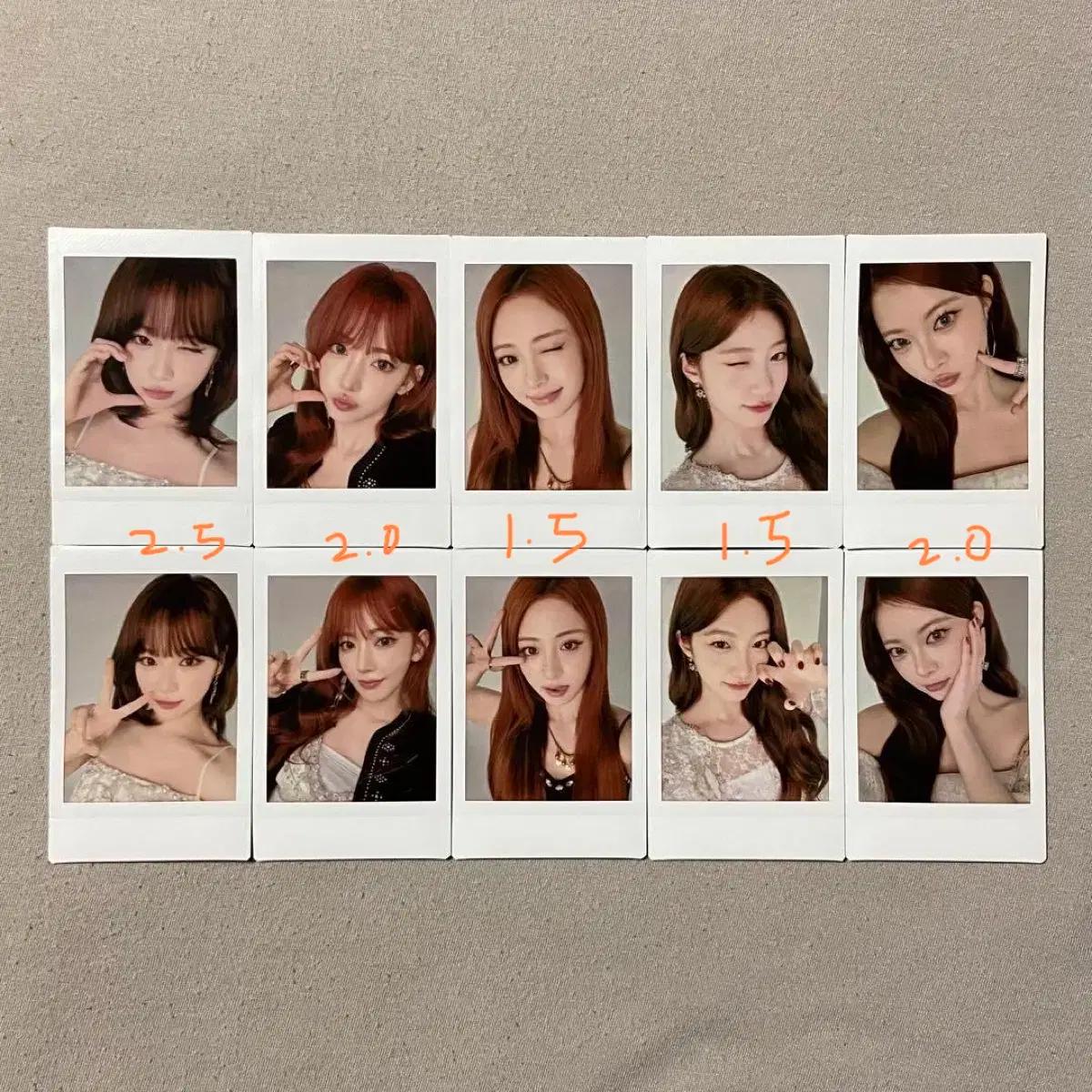 르세라핌 이지 크레이지 핫 도쿄돔 팝업 체키 인스턴스 포카