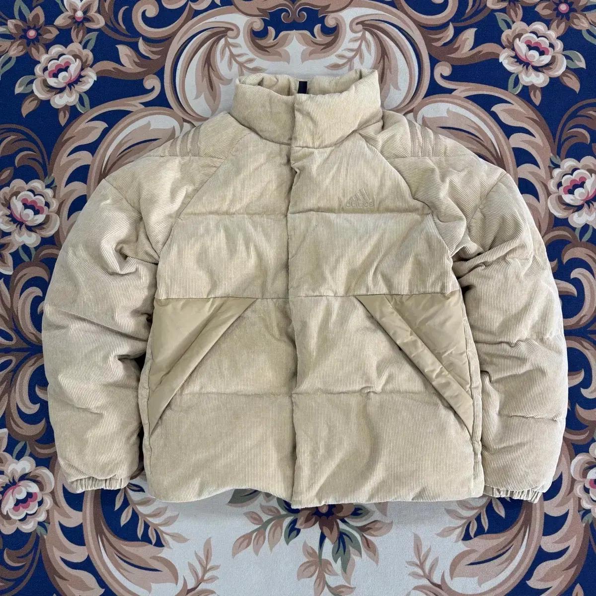 (S)아디다스 Adidas 코듀로이 다운 자켓(베이지)