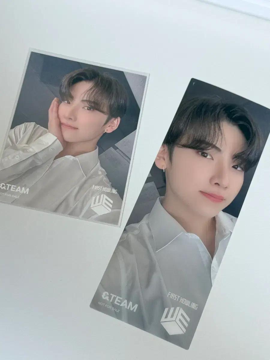 앤팀 &team 유마 yuma 퍼스트하울링 we 유니버셜 특전 포카 양도