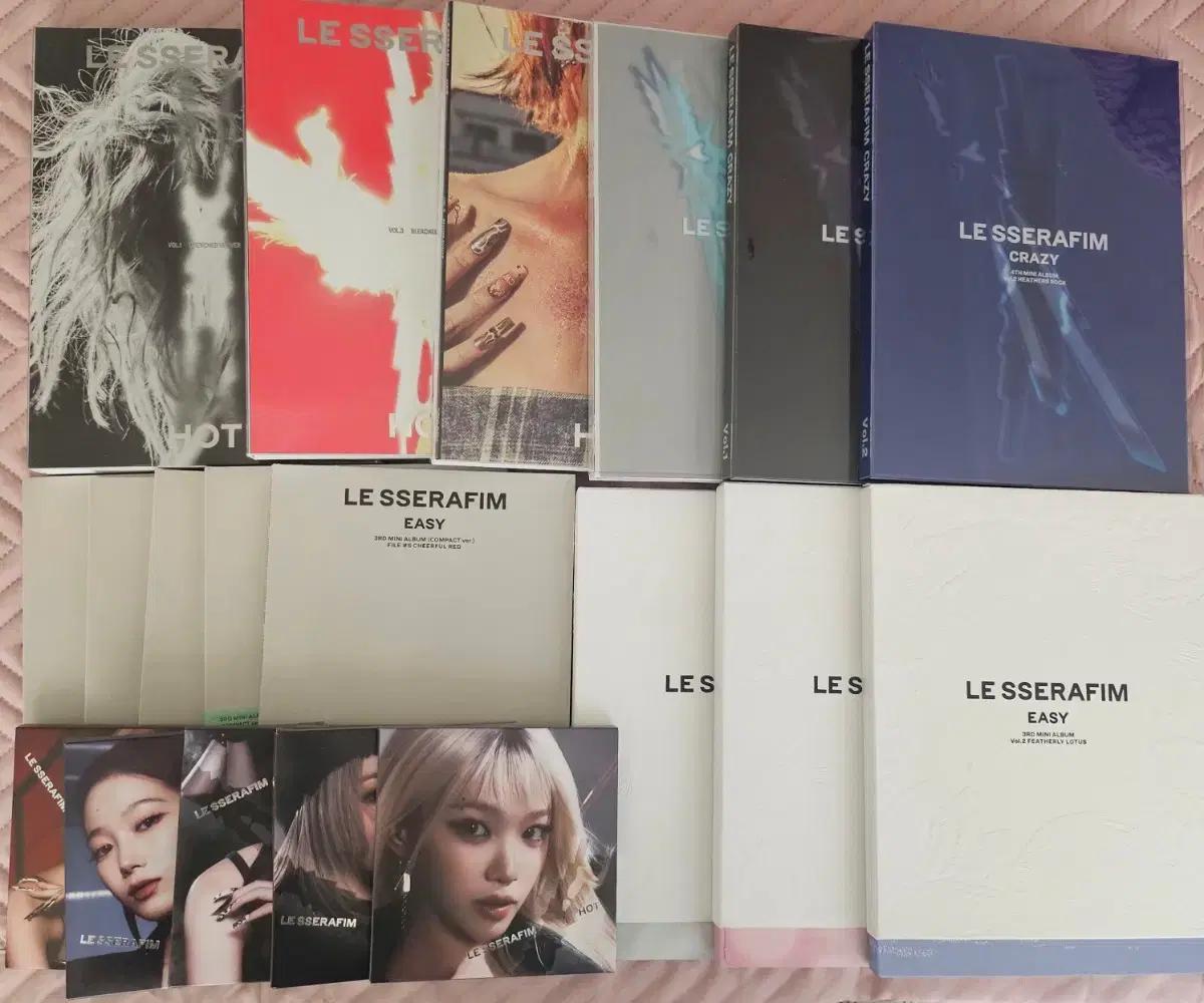 르세라핌 핫 hot compact 크레이지 crazy easy 앨범 포카