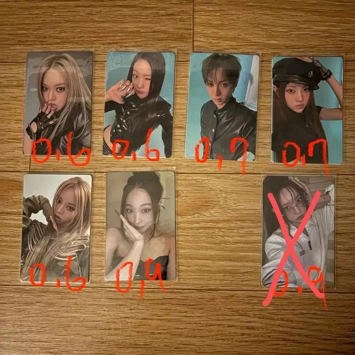 올데이프로젝트 올데프 ADP ep 특전 포카 애니 영서 베일리 우찬