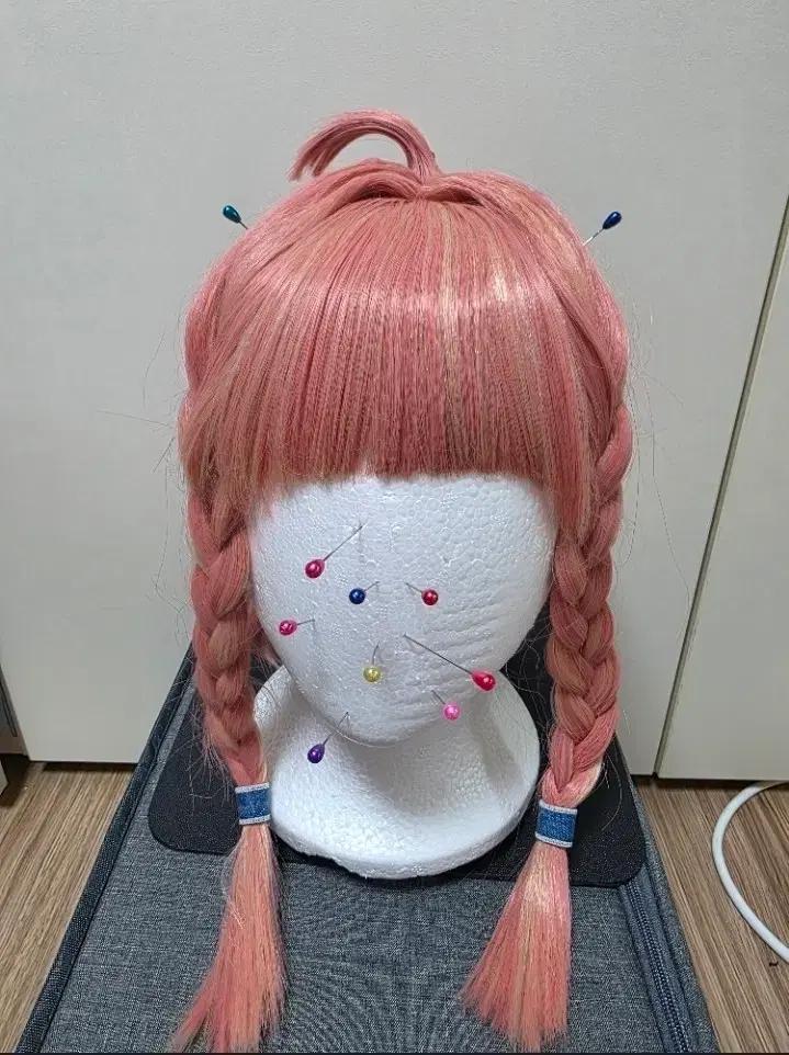 오버워치 르세라핌 메르시 코스프레 가발