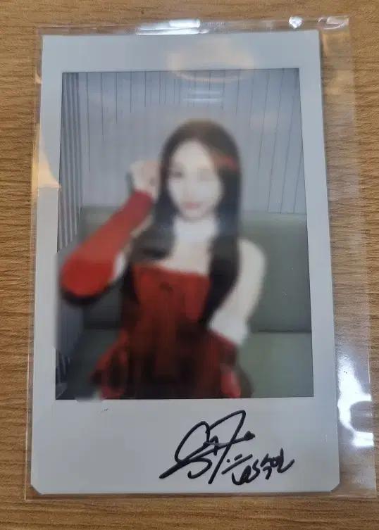 트리플에스 수민 산타복 팬싸인회 싸인 폴라로이드 양도