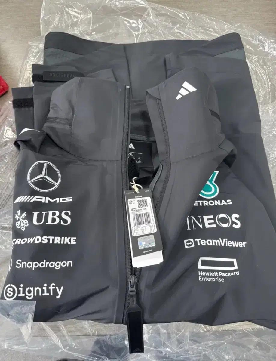 아디다스 F1 팀메르세데스 후드 자켓