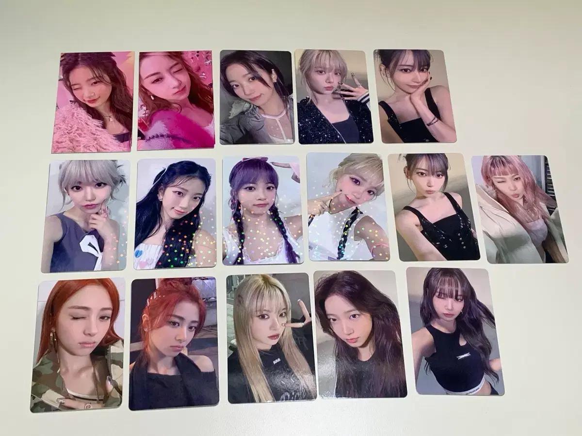 르세라핌 일본 럭드 미공포 특전 포토카드 유니버셜 위버스 재팬 포카