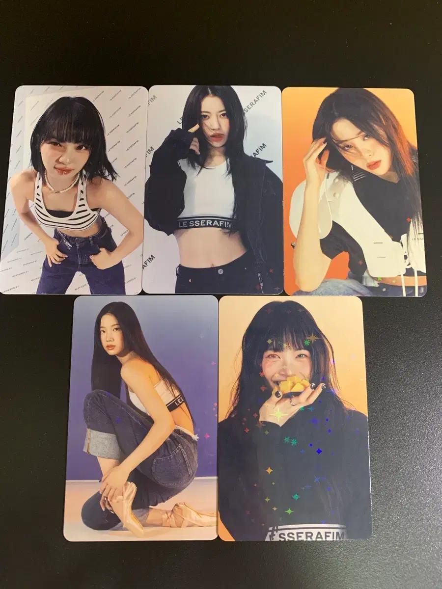 르세라핌 위버스 재팬 언포기븐 예구 특전 포카 포토카드