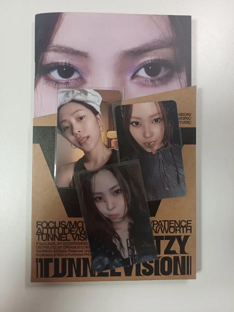 ITZY Tunnel Vision 앨범 포토카드*(류진