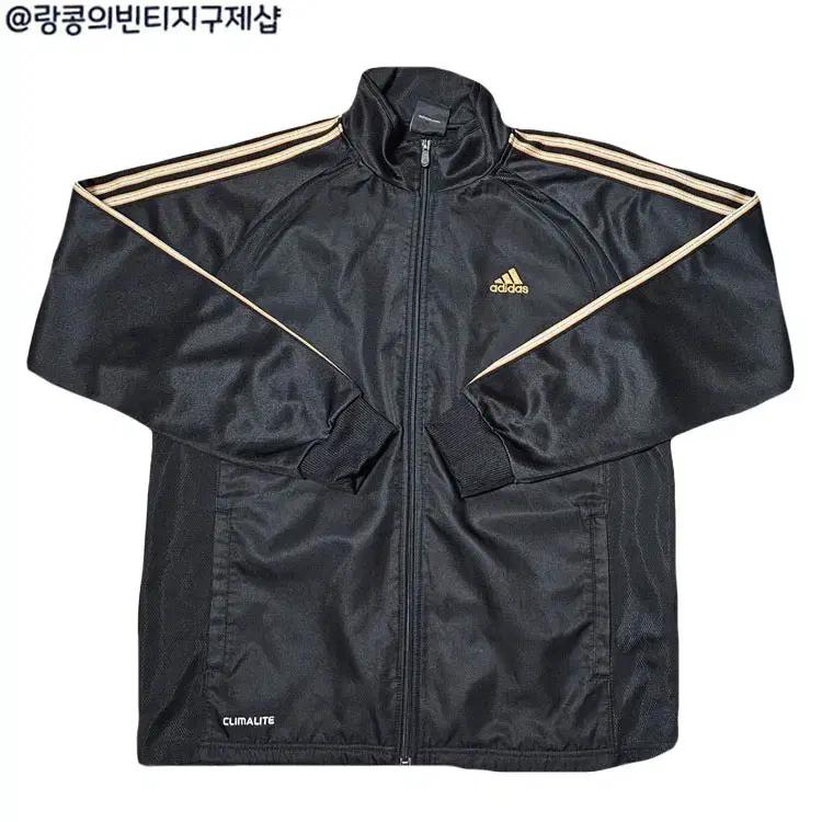 아디다스 스트릿 삼선 금장 져지 자켓