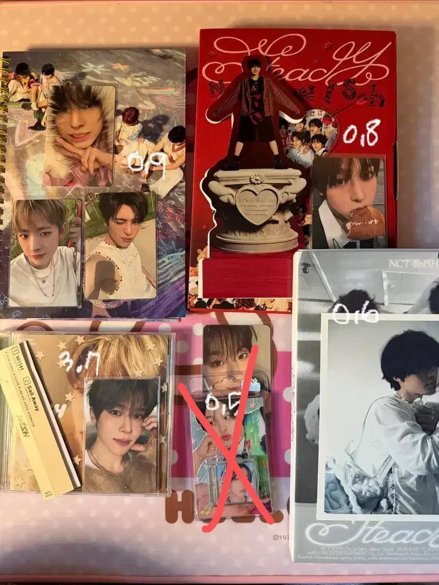 엔시티 위시 탈덕 처분 포카 컬러 팝팝 스테디 위시 일본반