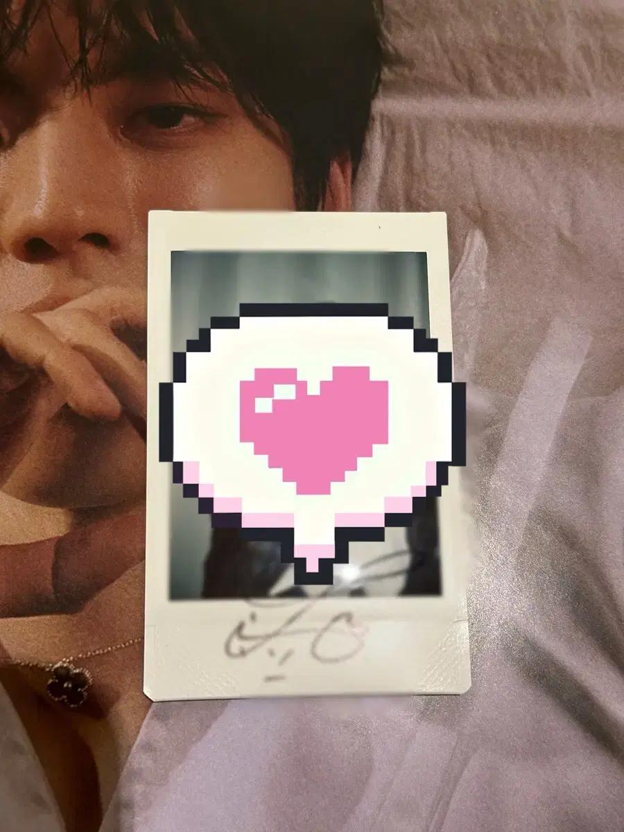 인피니트 장동우 사인 폴라로이드
