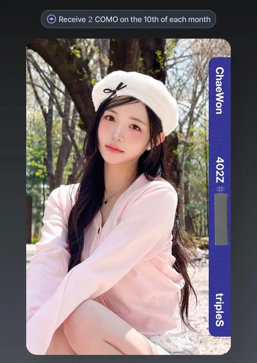 트리플에스 김채원 프옵 오브젝트 pco aa402 양도