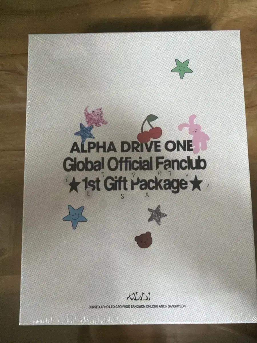ALPHA DRIVE ONE 1st 팬클럽 기프트 패키지 미개봉