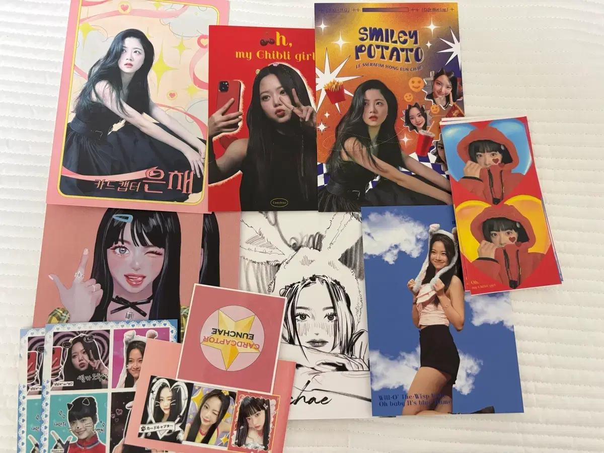 르세라핌 홍은채 생일카페 특전