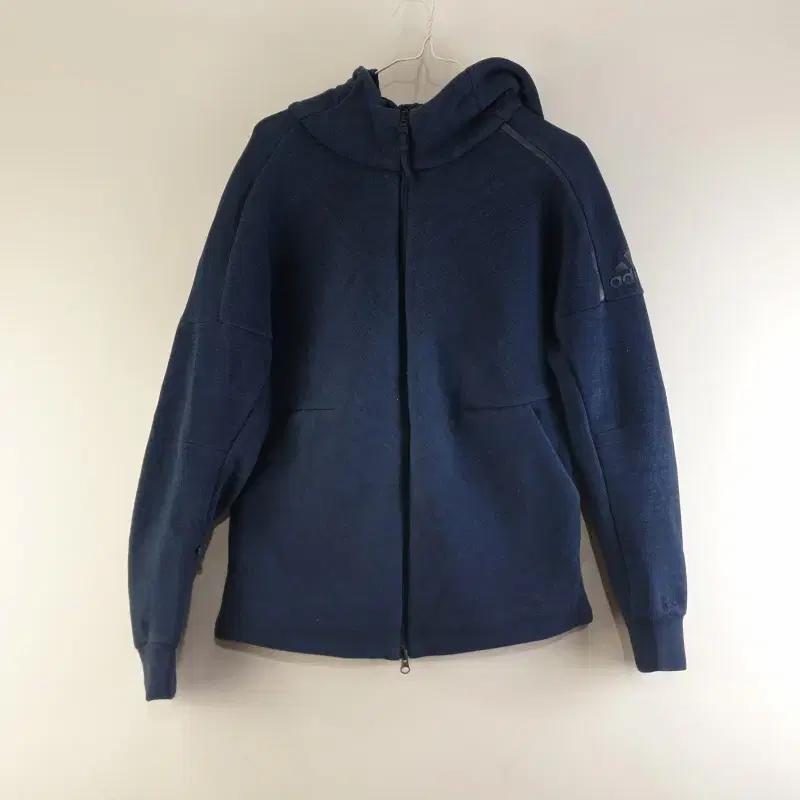 ADIDAS 공용95 네이비 후드 집업 자켓 L2565