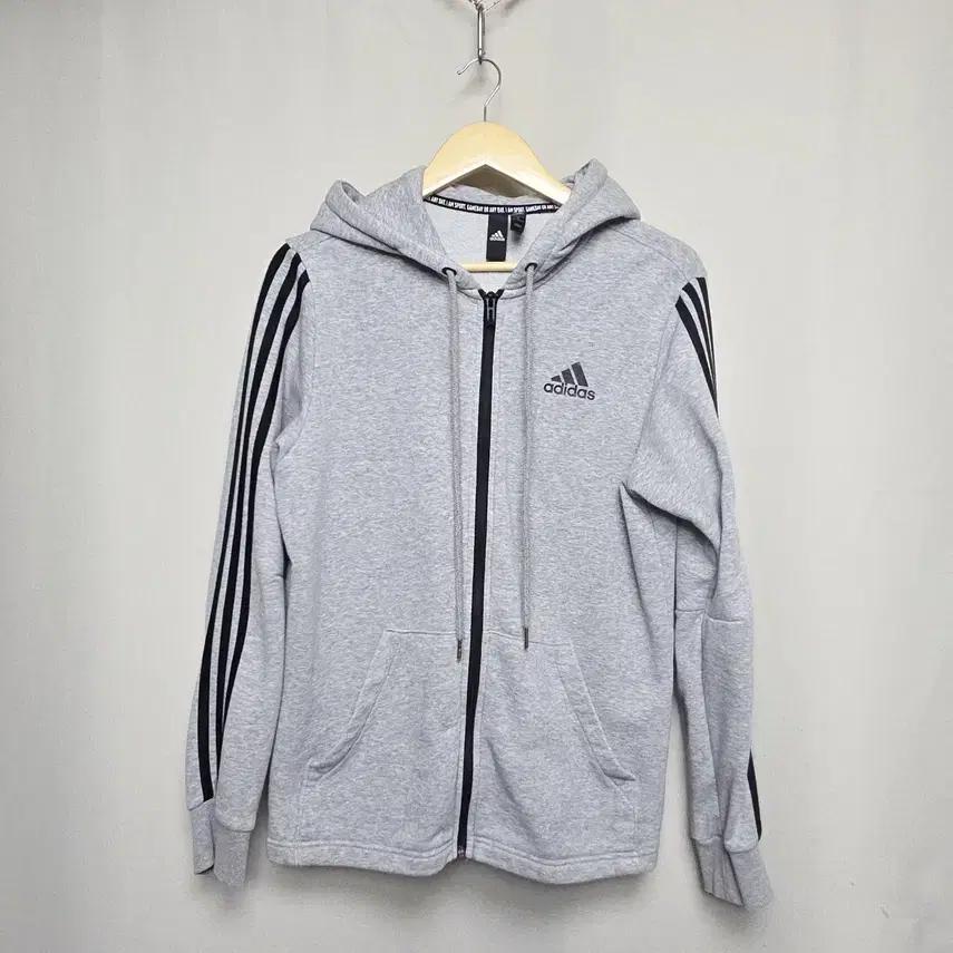 [ADIDAS] 여성 삼선 후드집업 L