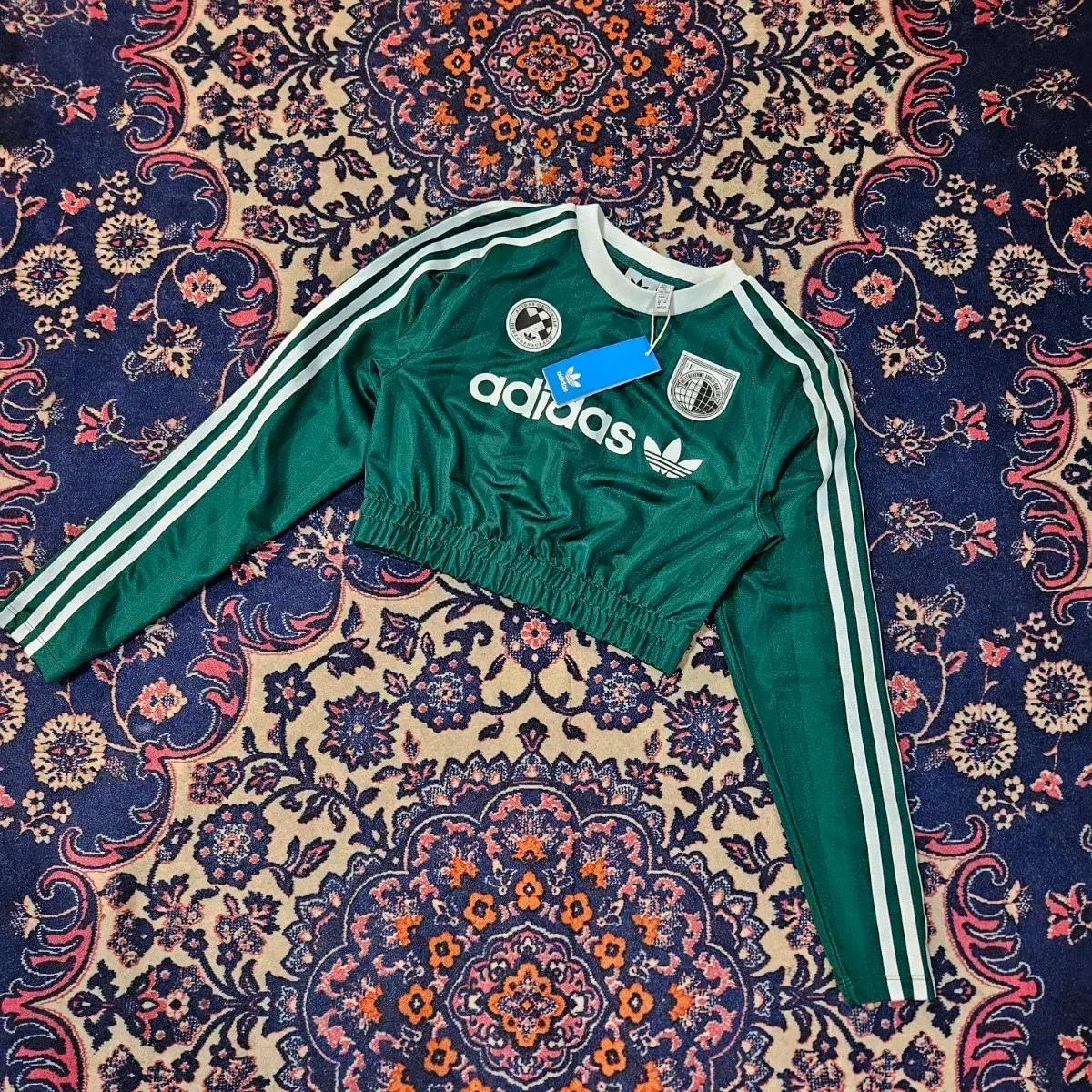 (새상품)아디다스(adidas) 사커 크롭 긴팔저지 S size