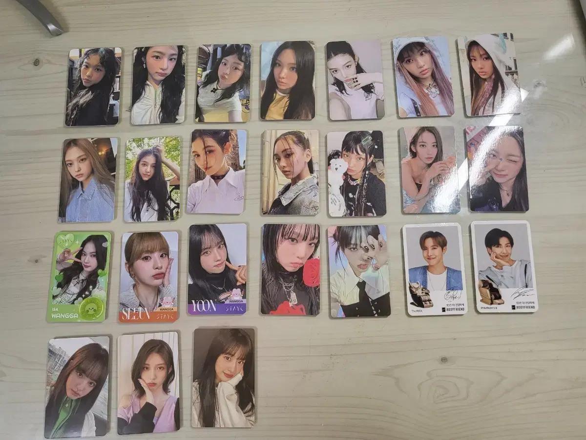 뉴진스,르세라핌,스테이시,최예나,방탄,아이브 포카 일괄/개별 판매
