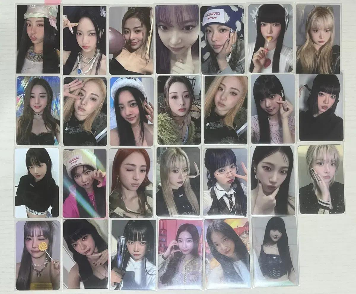 르세라핌 미공포 앨포 앨범 포카 공방 럭드 피어나존 포카 양도