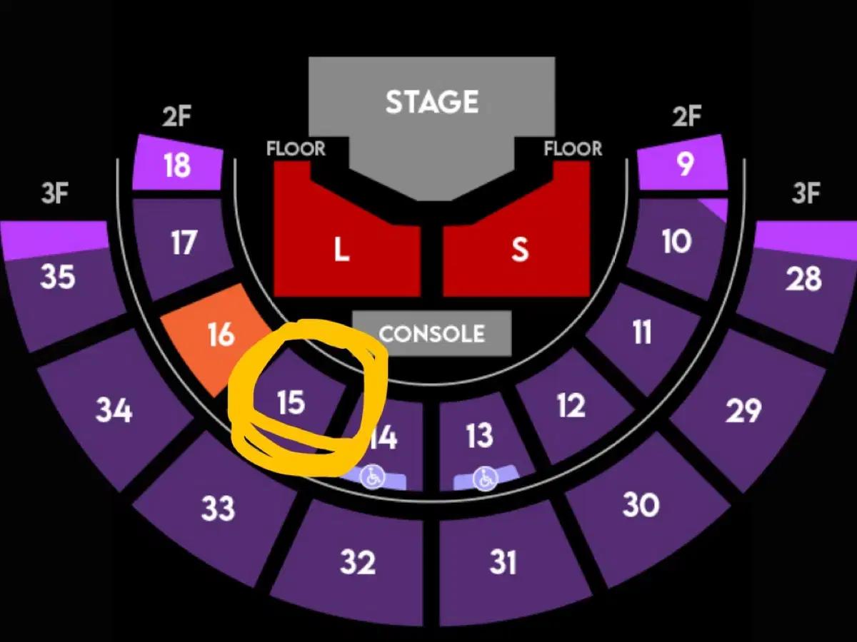 르세라핌 콘서트 2층 15구역 양도  앙콘 막콘