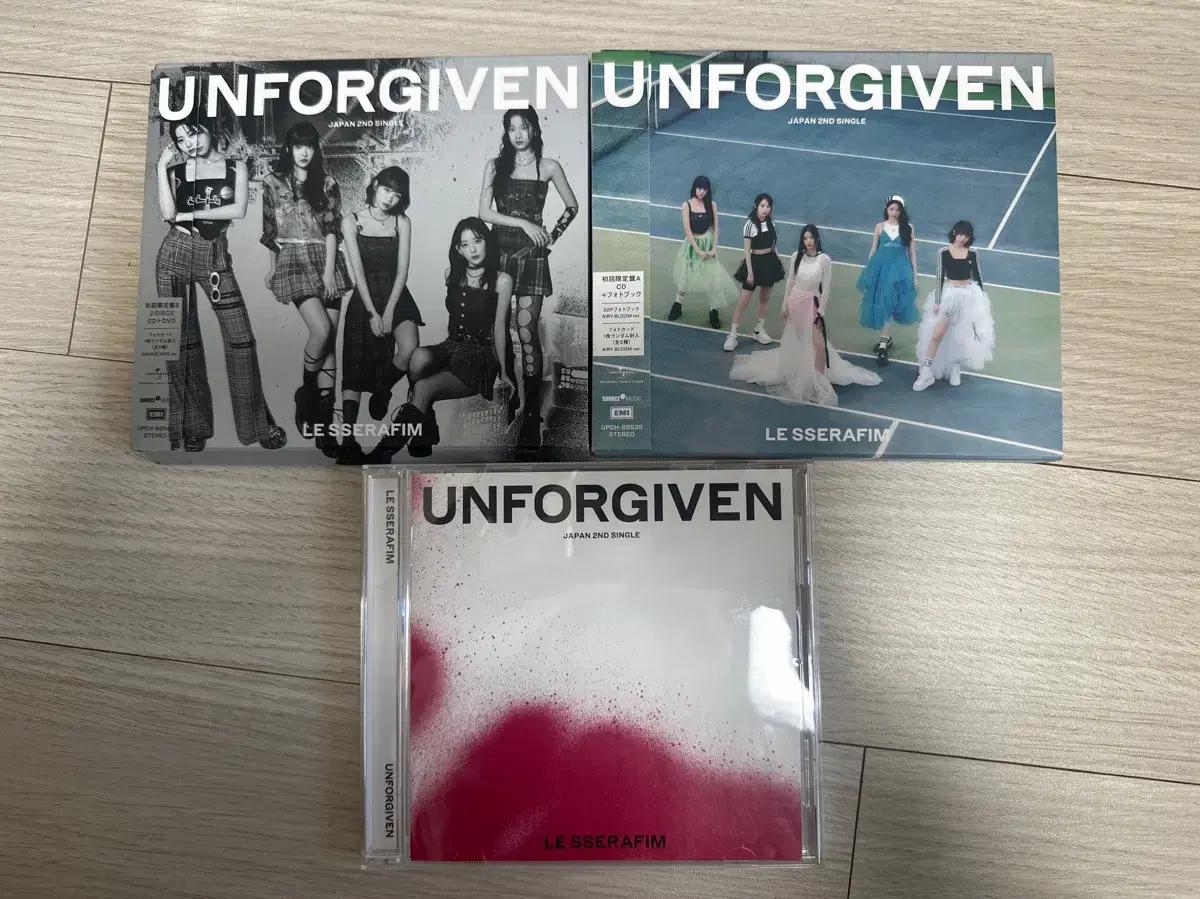 르세라핌 Unforgiven 일본 앨범 3개 일괄 판매