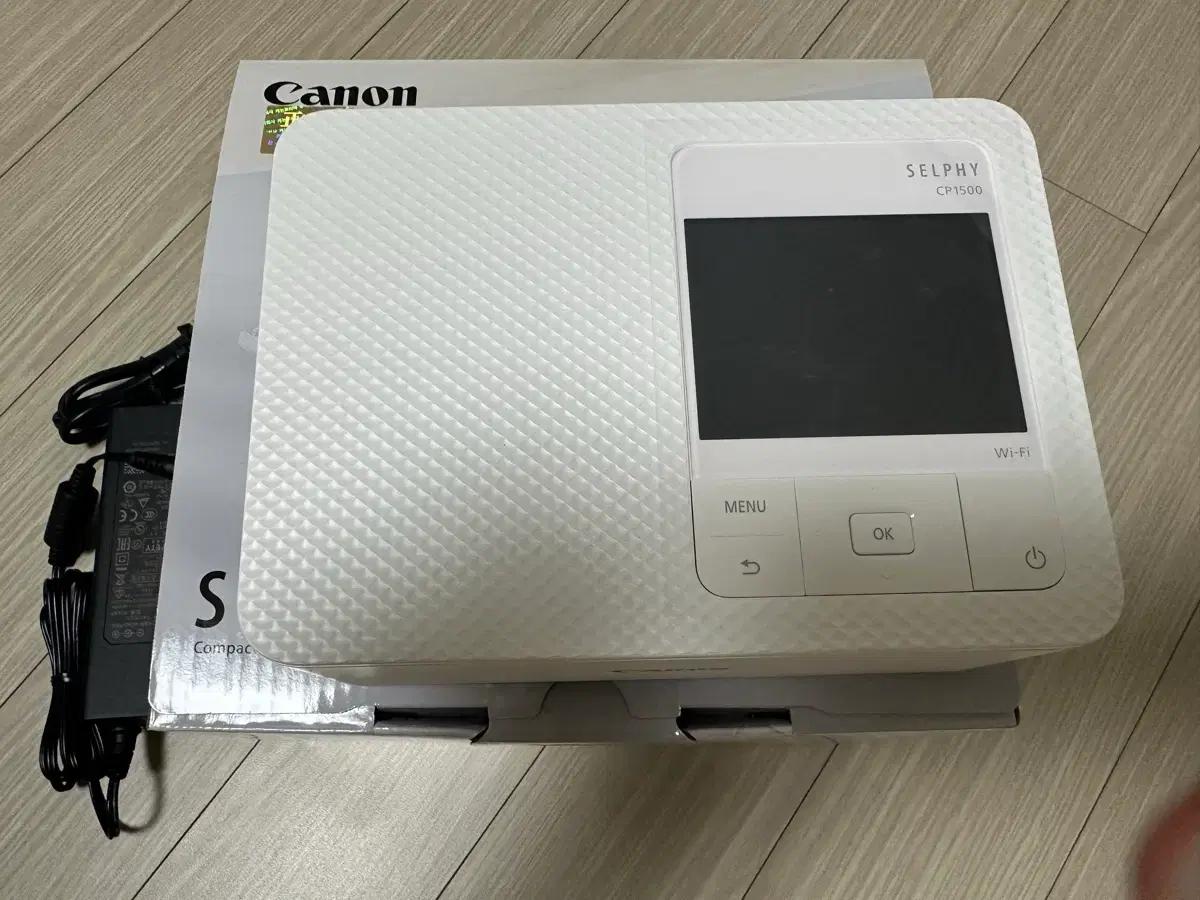 캐논 셀피 CP1500 포토 프린터 화이트색상