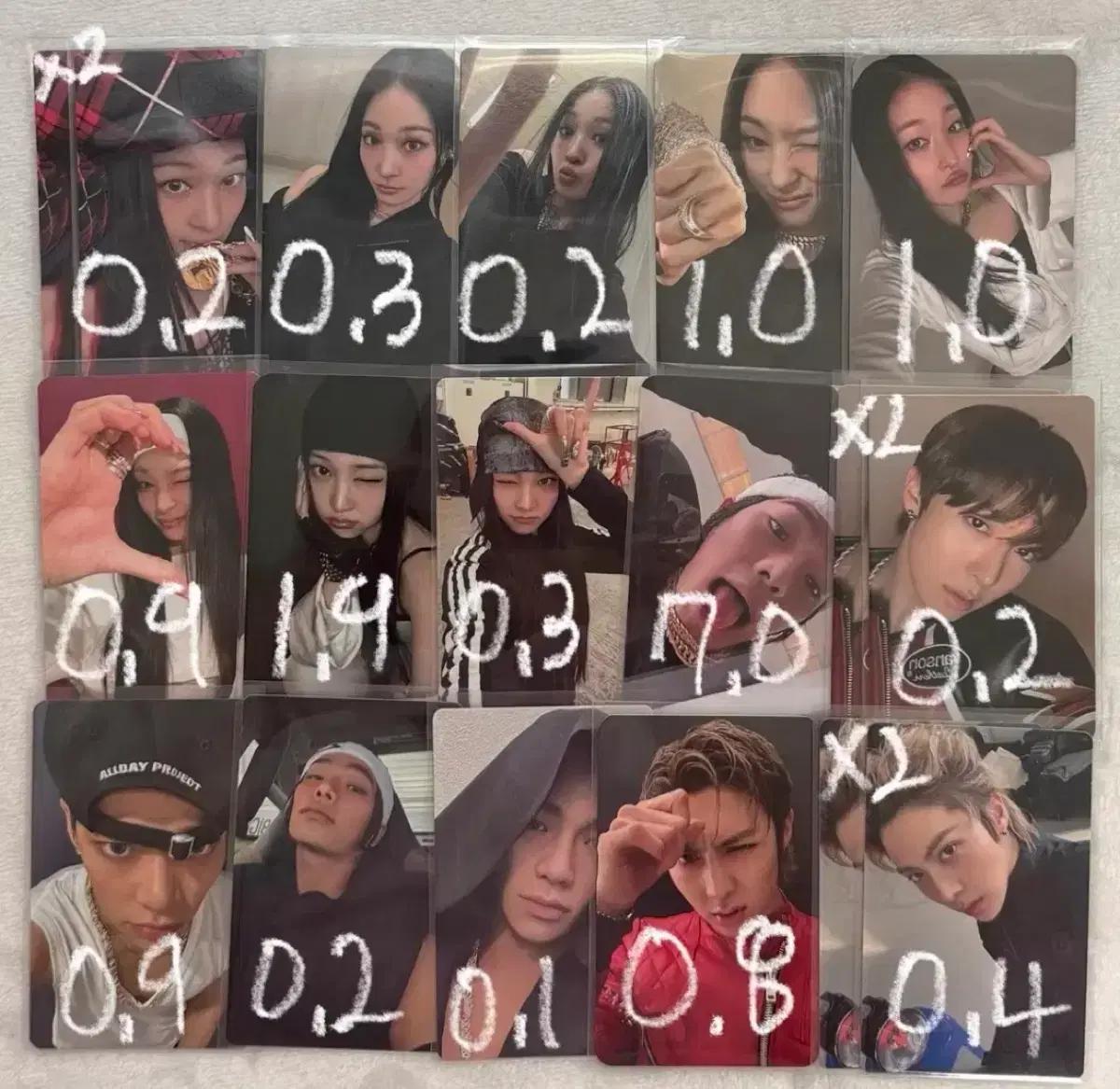 올데이프로젝트 올데프 포카 포토카드 굿즈 앨범