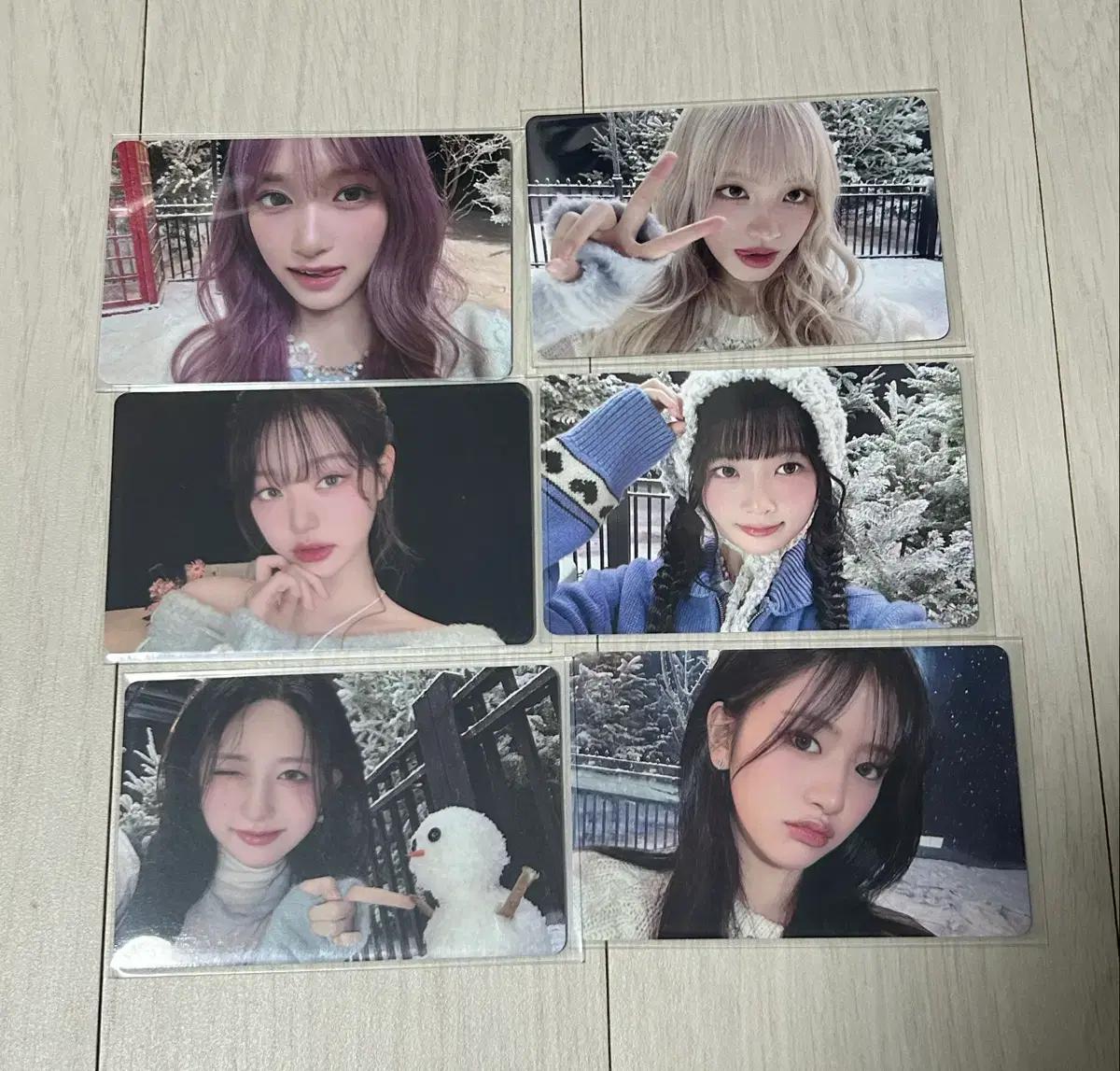아이브 엠파시 MD버전 포카 6장 일괄