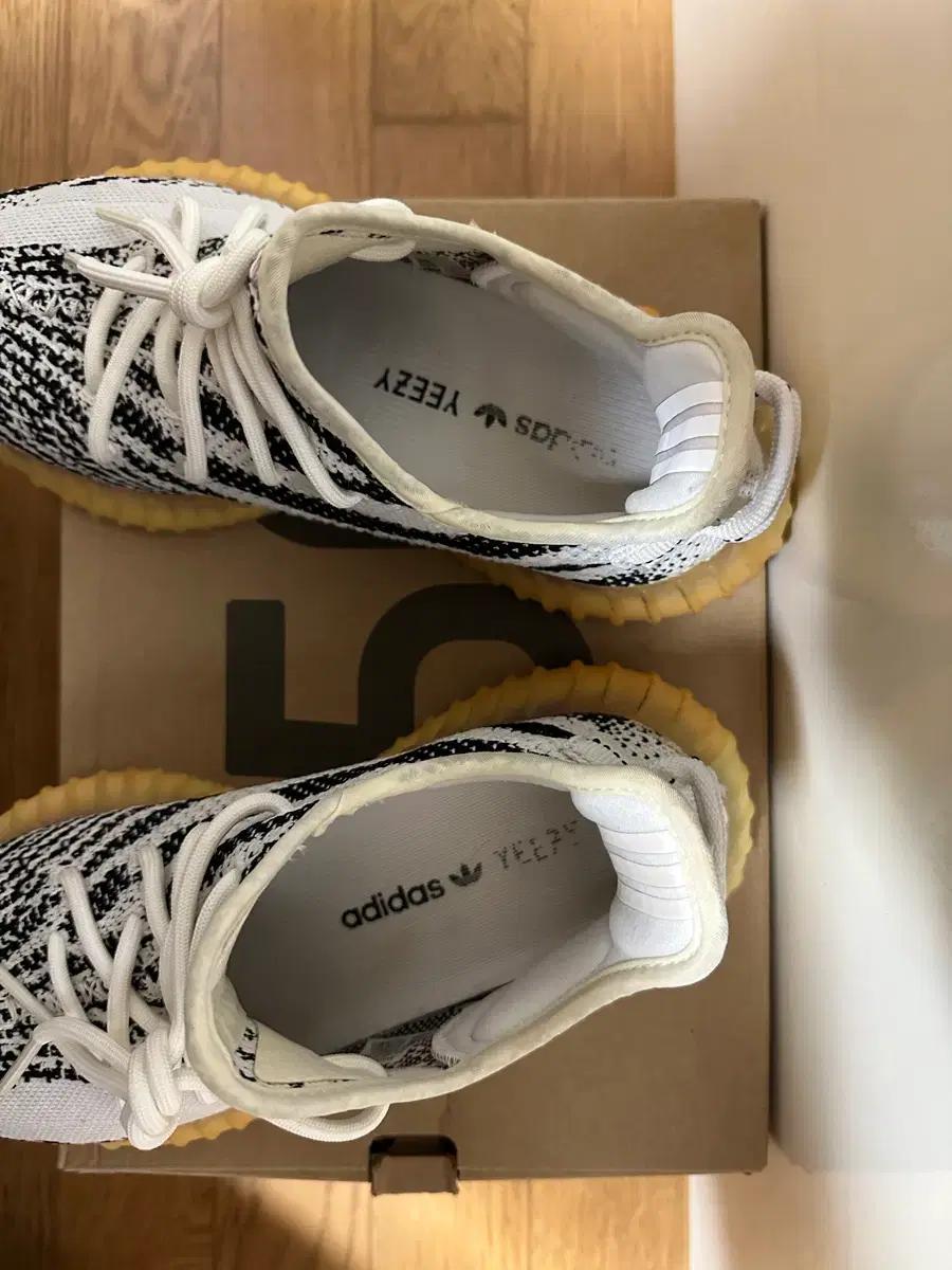 아디다스 이지 350 V2 지브라