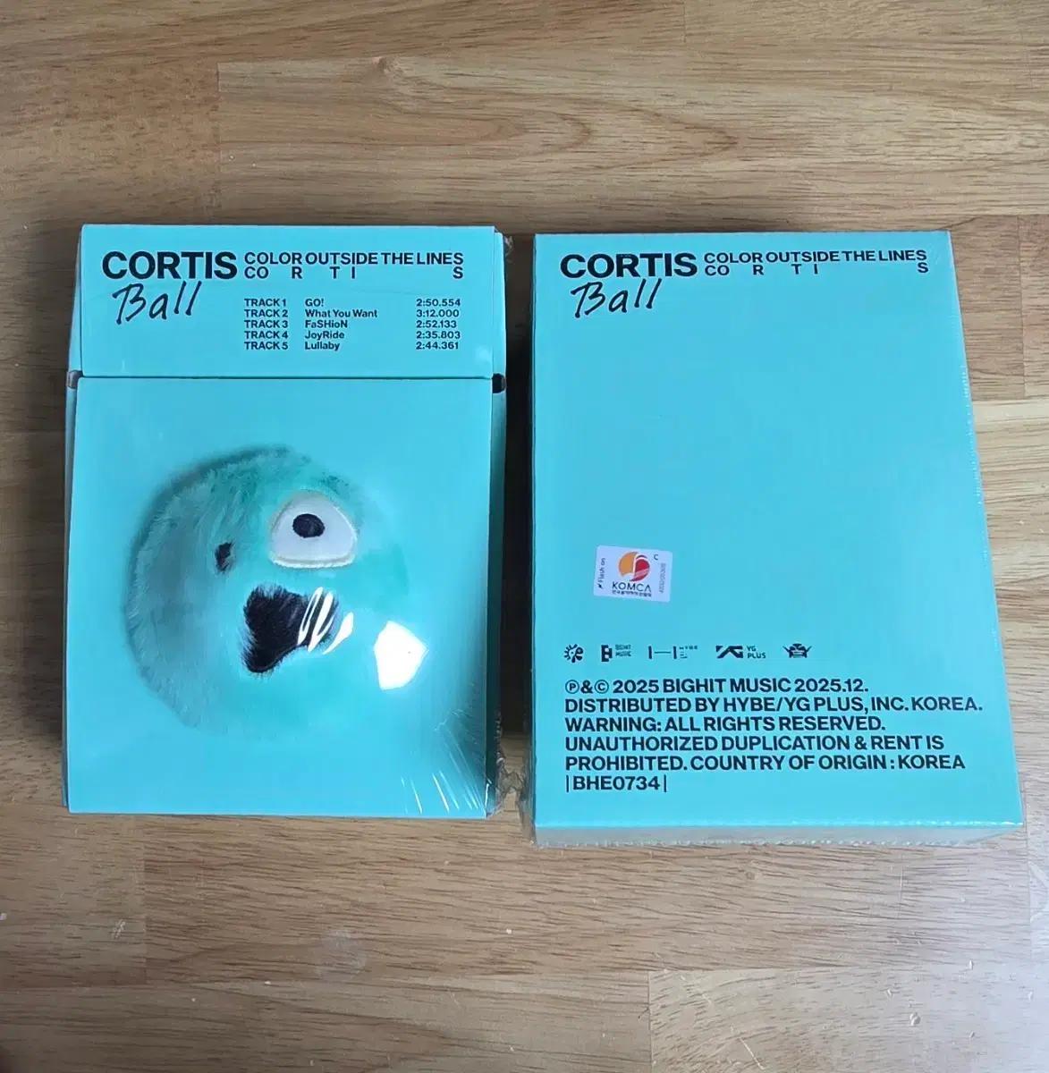 코르티스 COLOR 볼 버전 미개봉 앨범 CORTIS Ball Ver