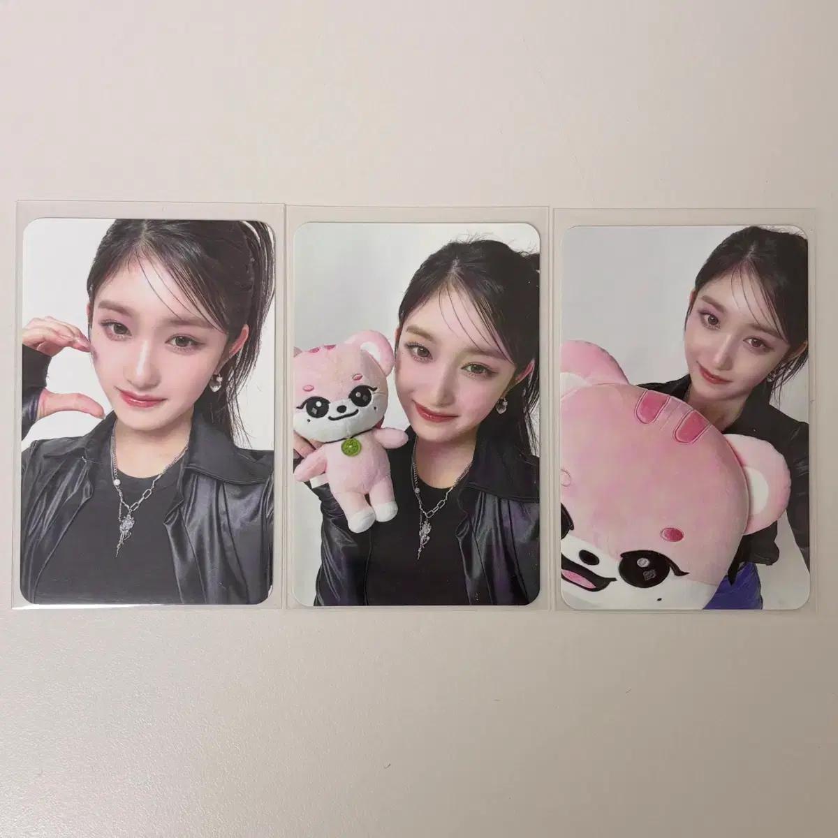 아이브 이서 미니브 3장 일괄 미공포 포카 럭드 사웨 메이크스타 위드뮤