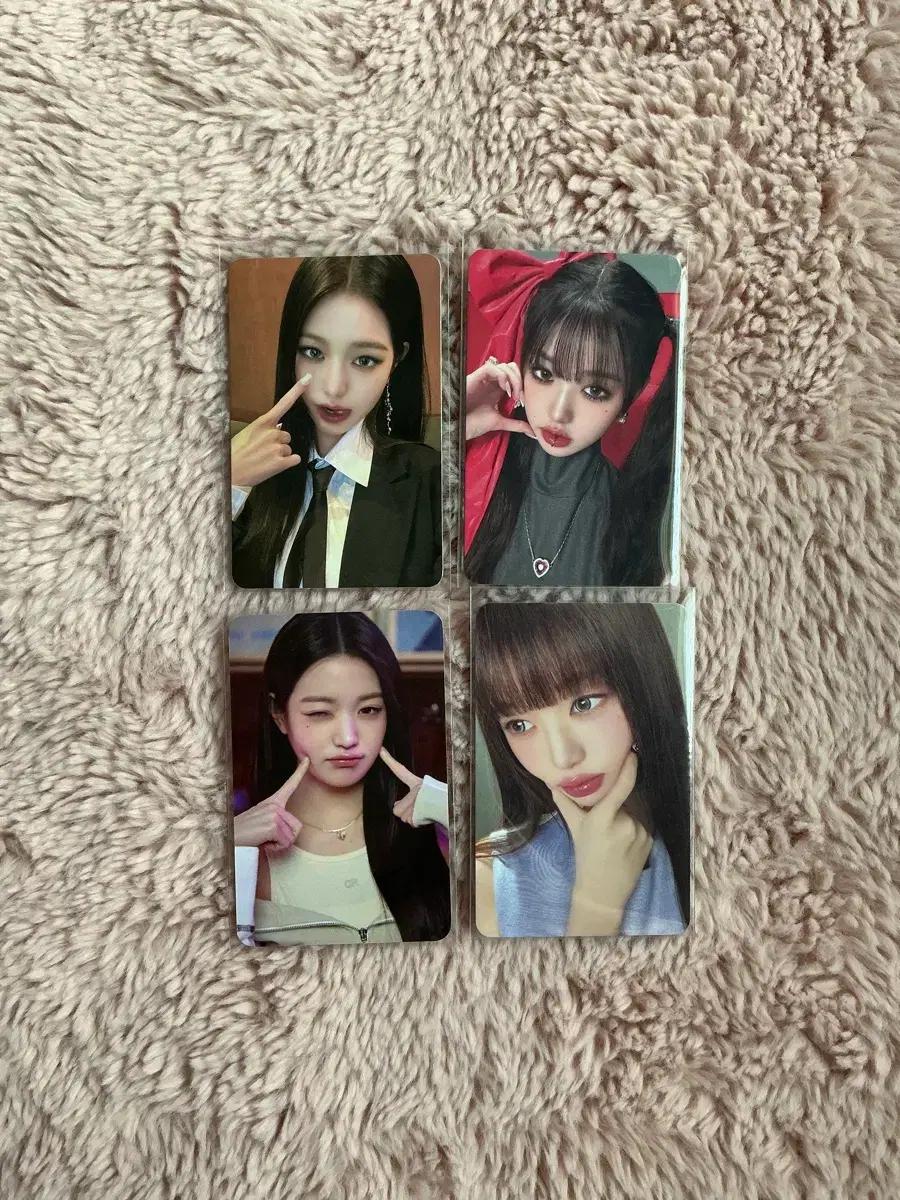 일괄/아이브 장원영 포카 세트(리바이브, 키치, 옥수 광고 포카, 미니)