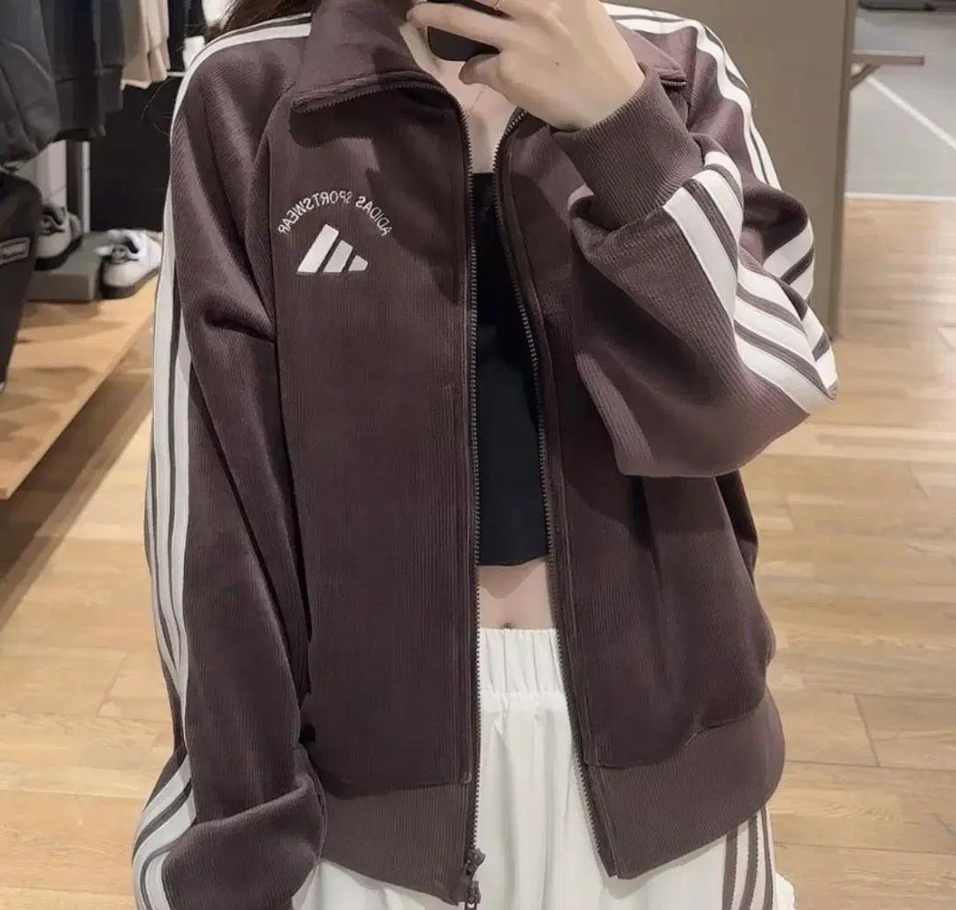 아디다스 웜 집업  s