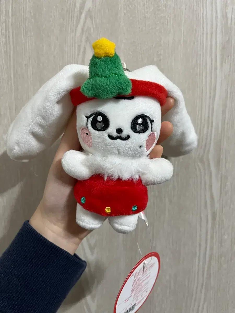 아이브 장원영 체리 크리스마스 미니브 플러시 인형