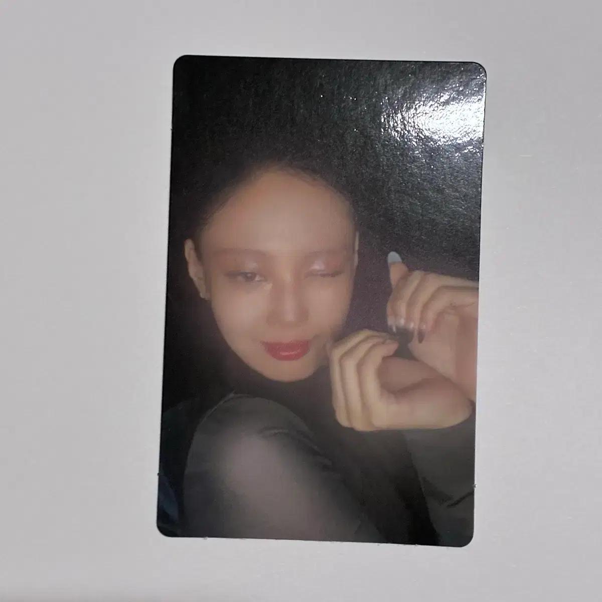 블랙핑크 제니 공식 포카 Ruby Zen Ver. 포토카드