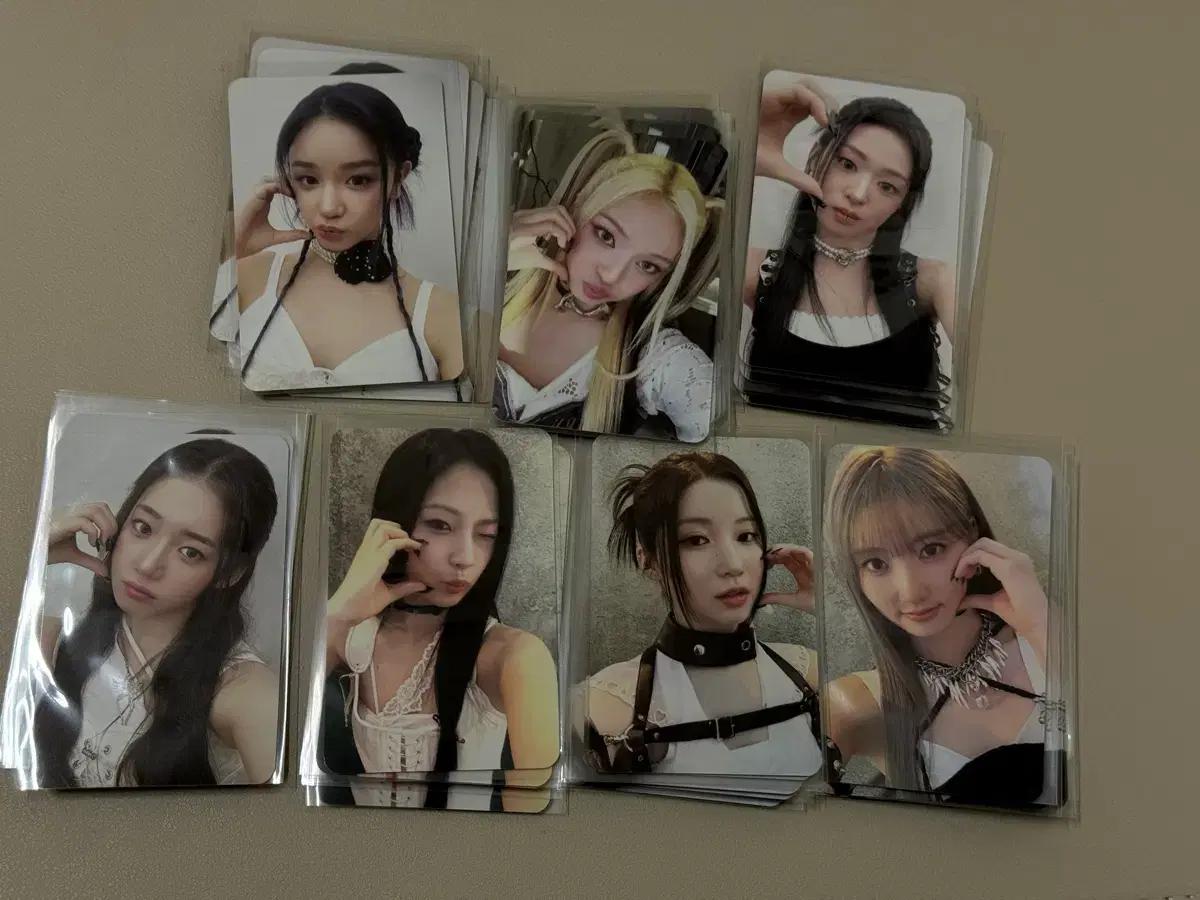 베이비몬스터 위드뮤 특전 판매 1세트 7장