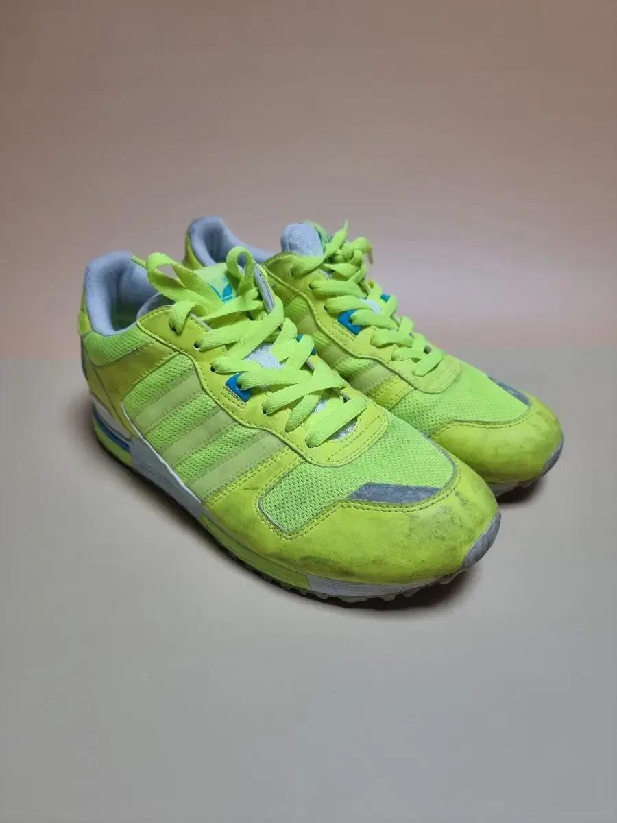 아디다스 ZX 255 운동화 형광 연두색