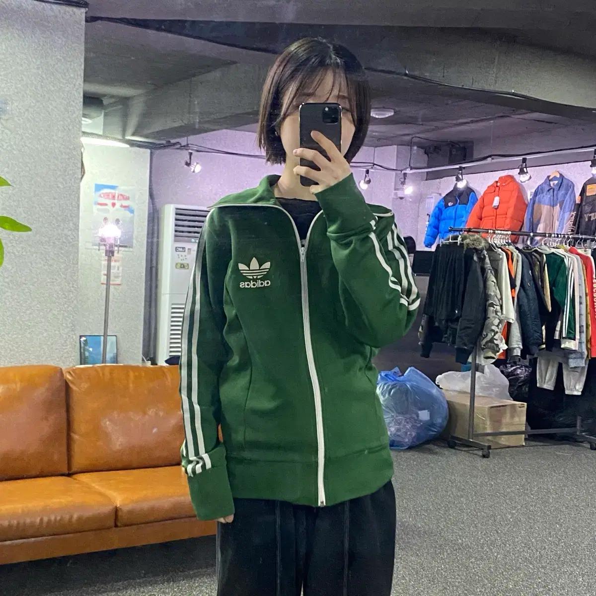 아디다스 유로파 파이어버드 그린 져지 B4301