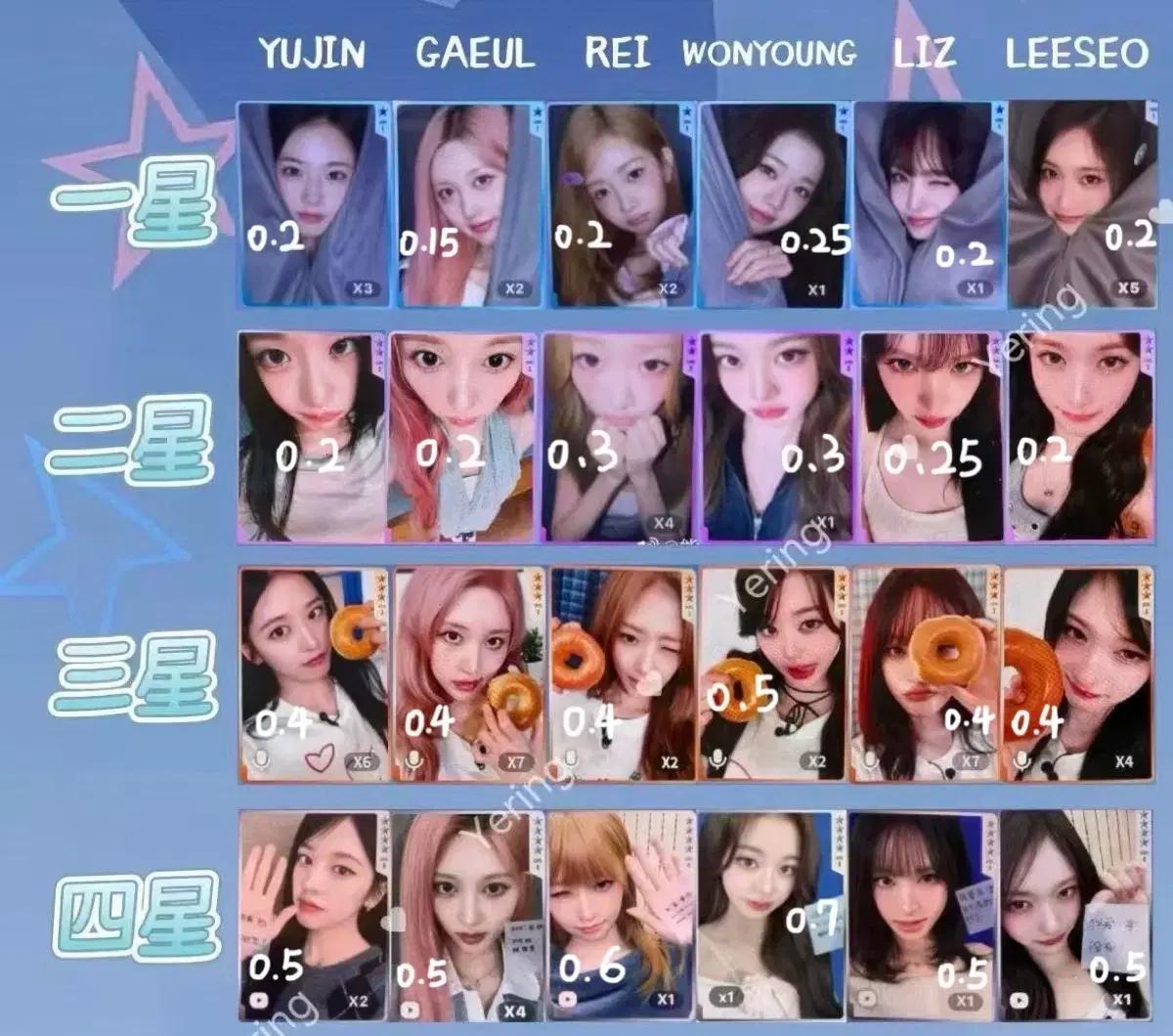 아이브 리바이브 큐큐뮤직 포카 양도 판매