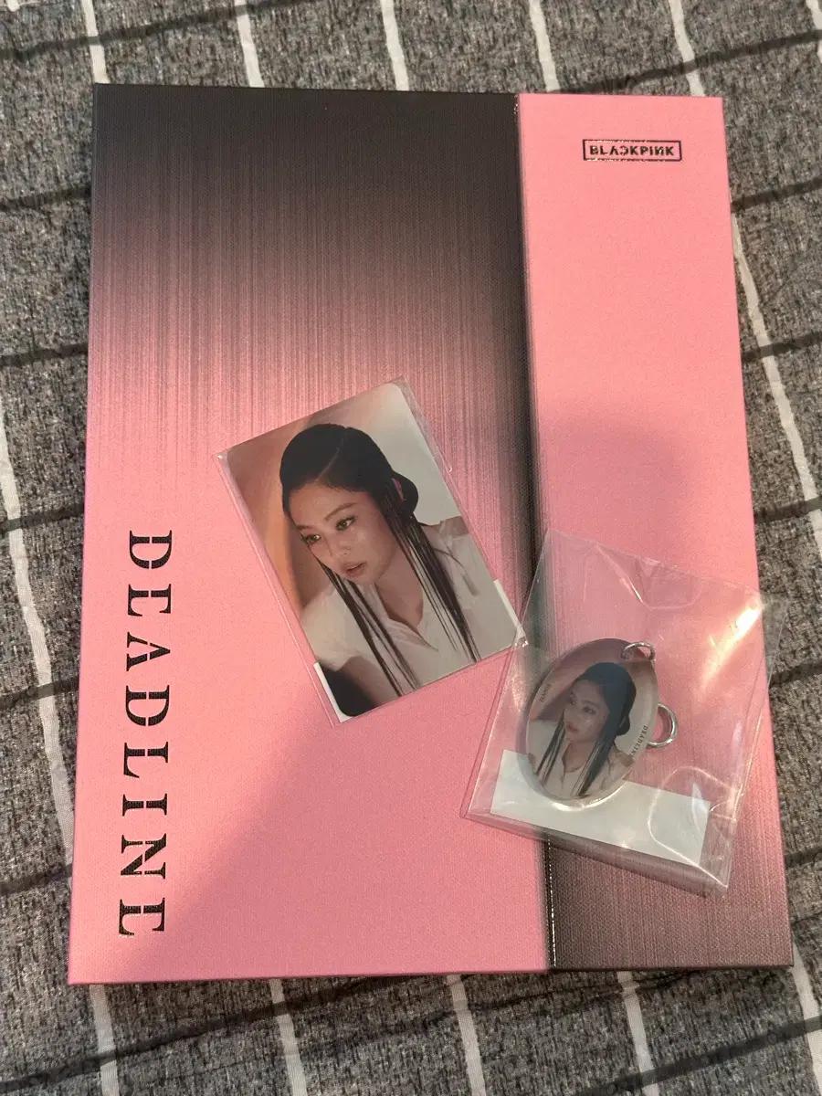 블랙핑크 데드라인 앨범+셀렉트 특전 제니 키링 포카 / 지수 로제 리사