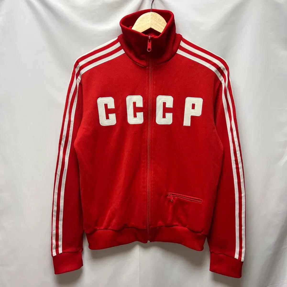 [정품/S] 아디다스 구소련 CCCP 레드 삼선 트랙탑/져지