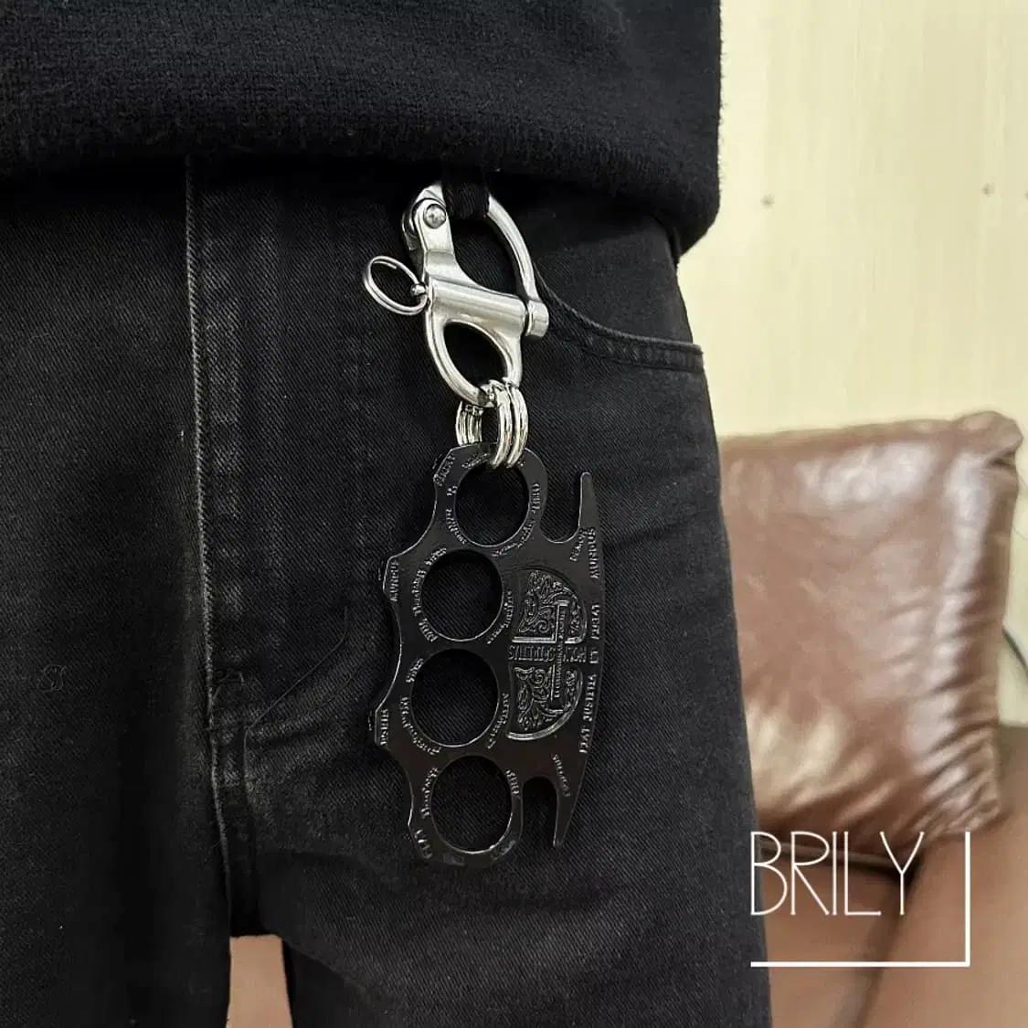 [Unisex] COY 파워 너클 후크 키링 열쇠고리 백참