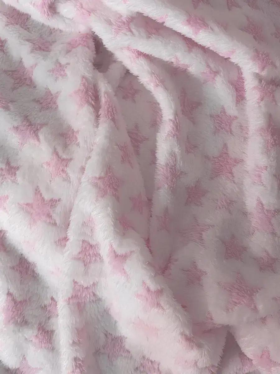 다이소 별담요 핑크 리뉴얼 전 1/2마 포용